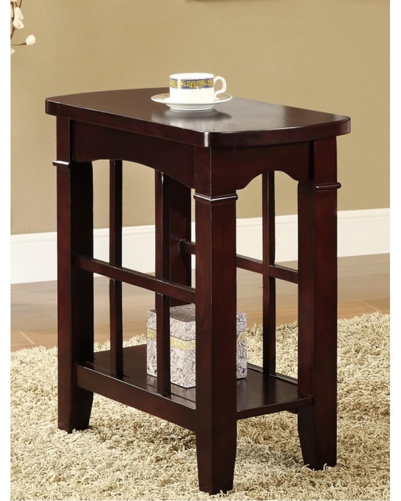 Mission Style Chairside Table, Espresso