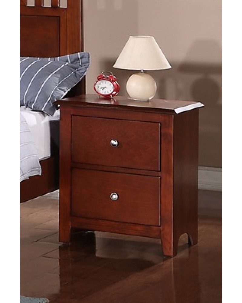 Traditional Dark Cherry Nightstand