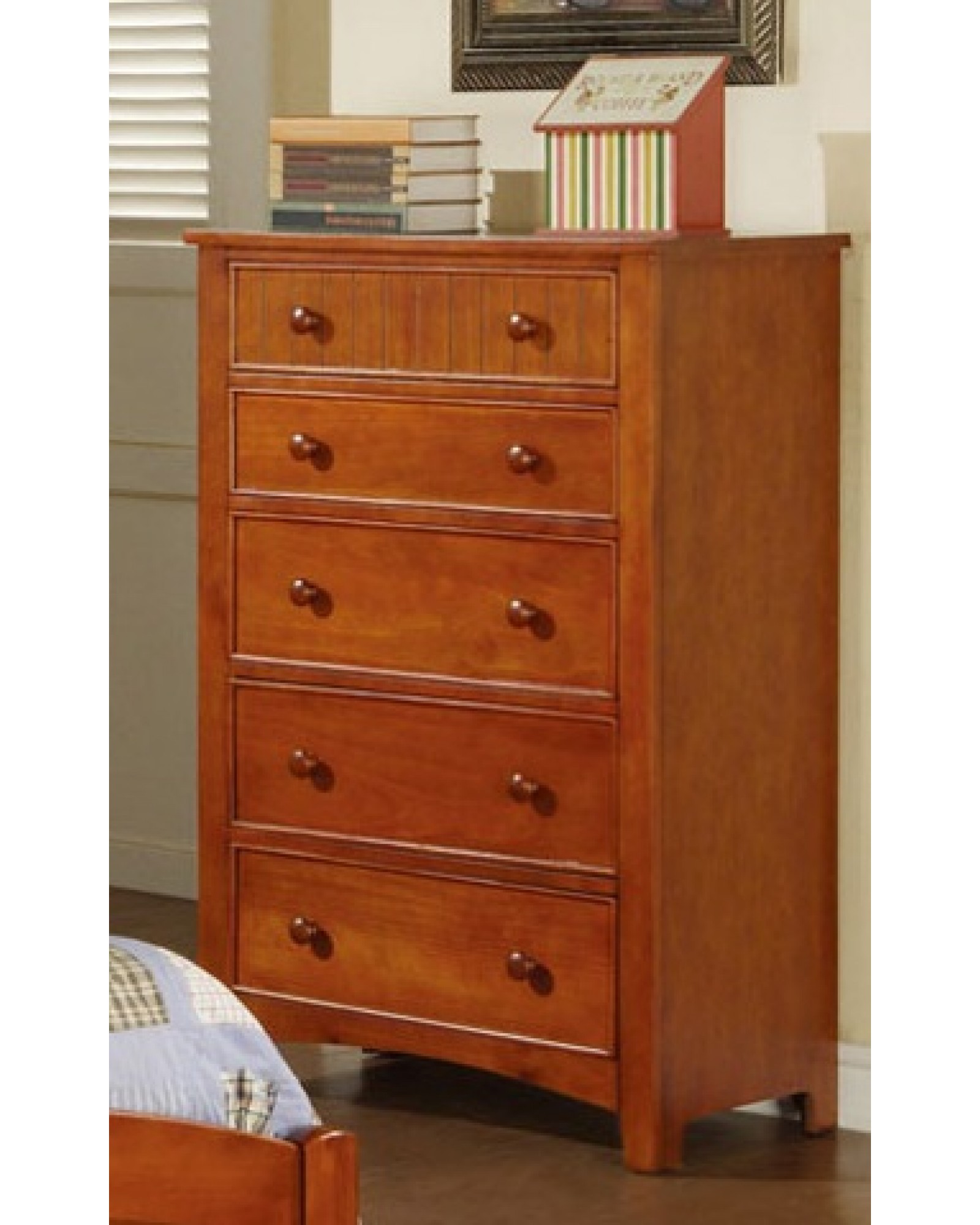 Twin Bed Set, Cherry