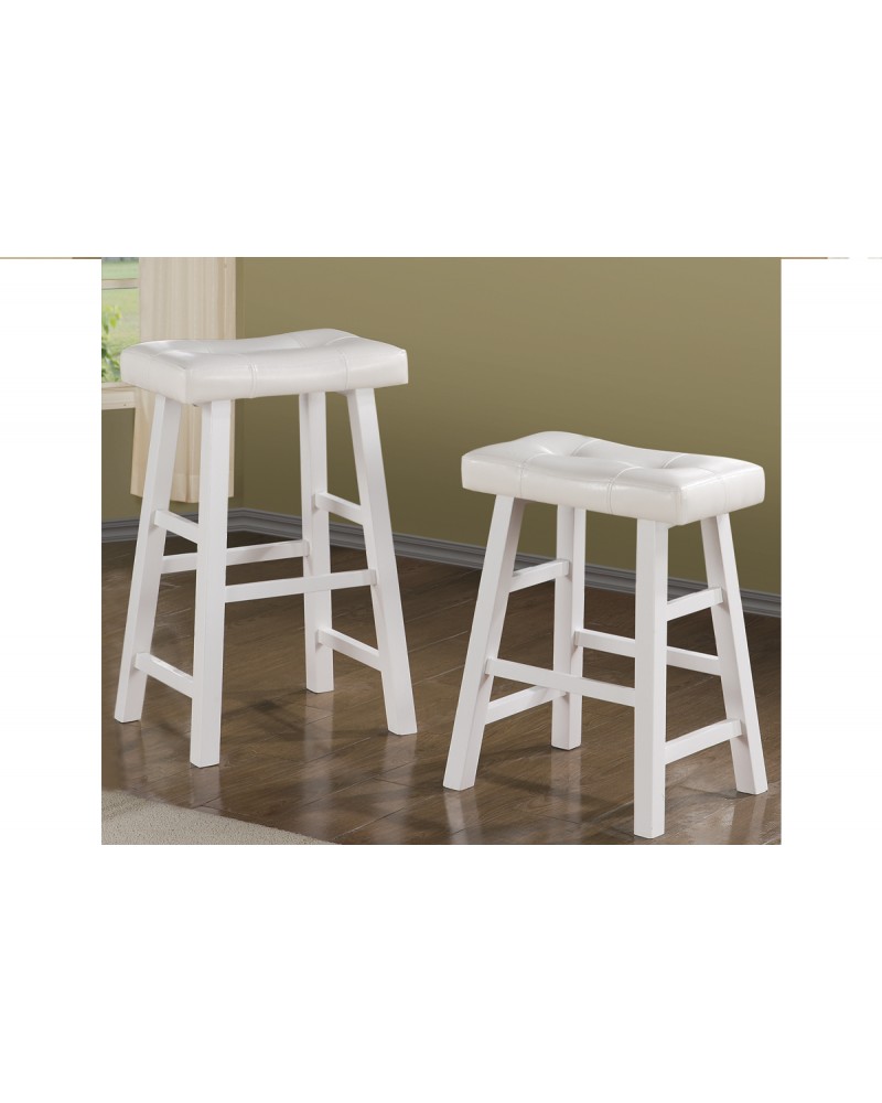 White Counter Stool