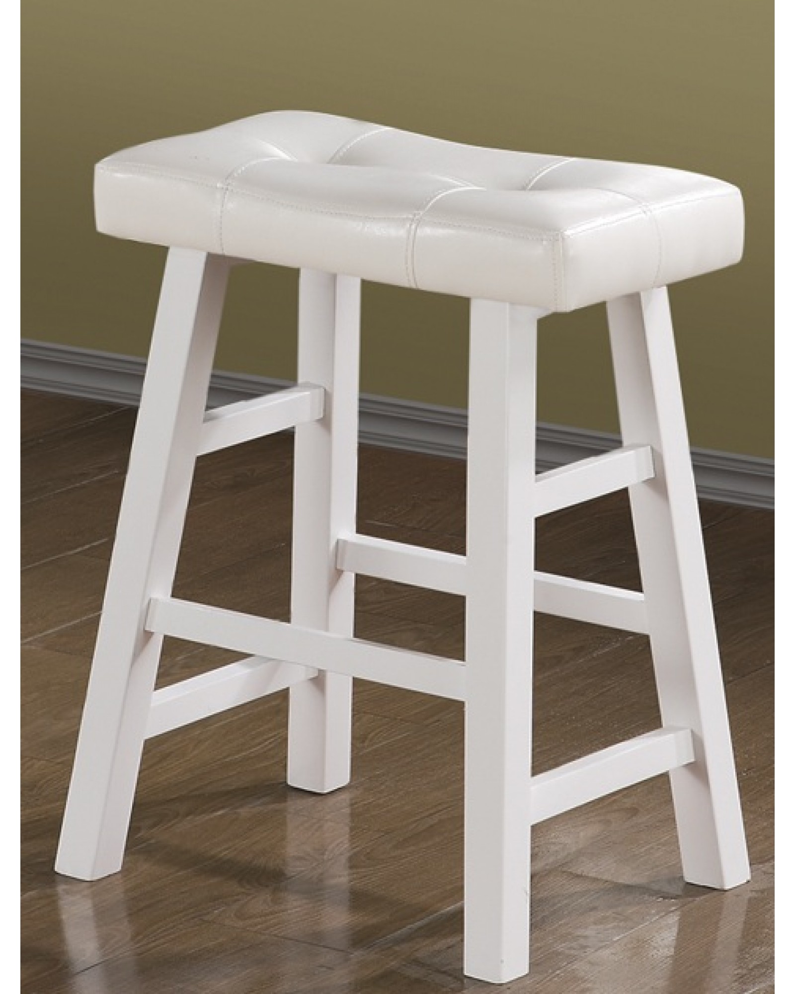 White Counter Stool