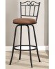 Adjustable Swivel Barstool - Scalloped Edge
