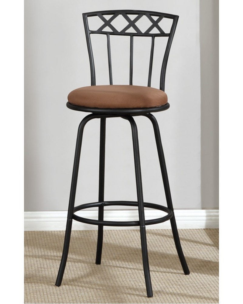 Adjustable Swivel Barstool - Oval Back