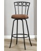 Adjustable Swivel Barstool - Oval Back