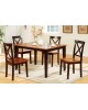5-Piece, Two Tone Dining Set Includes Chairs