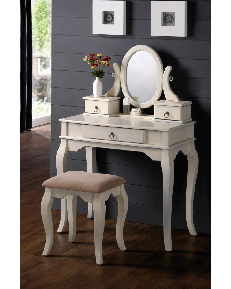 Vanity Set With Stool Queen Anne Legs Multiple Finishes Available