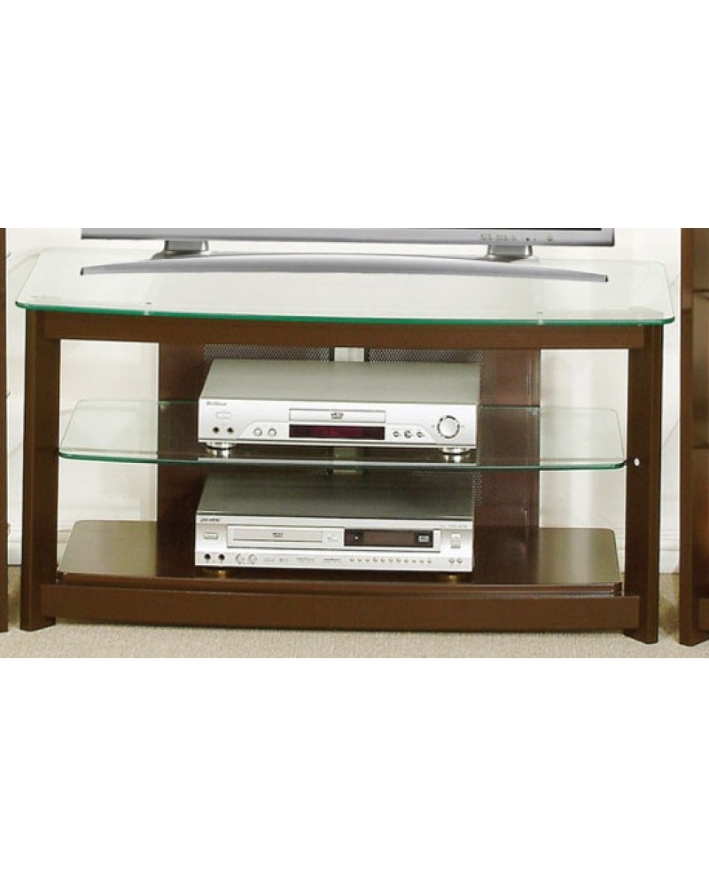 TV Media Center Medium Oak Veneer TV Stand