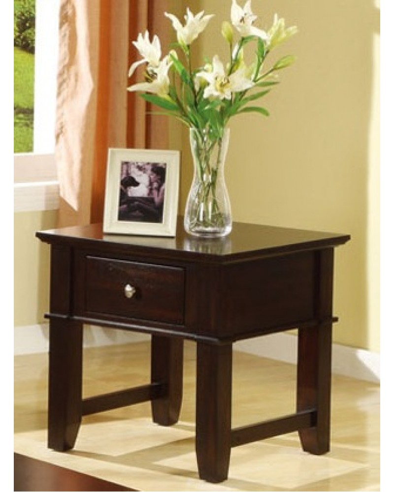 Coffee Table Set, Mission Style, Espresso End Table