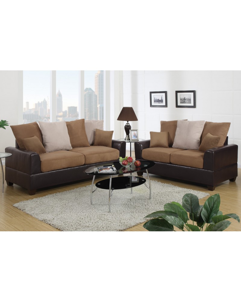 Pillow Back Sofa and Loveseat