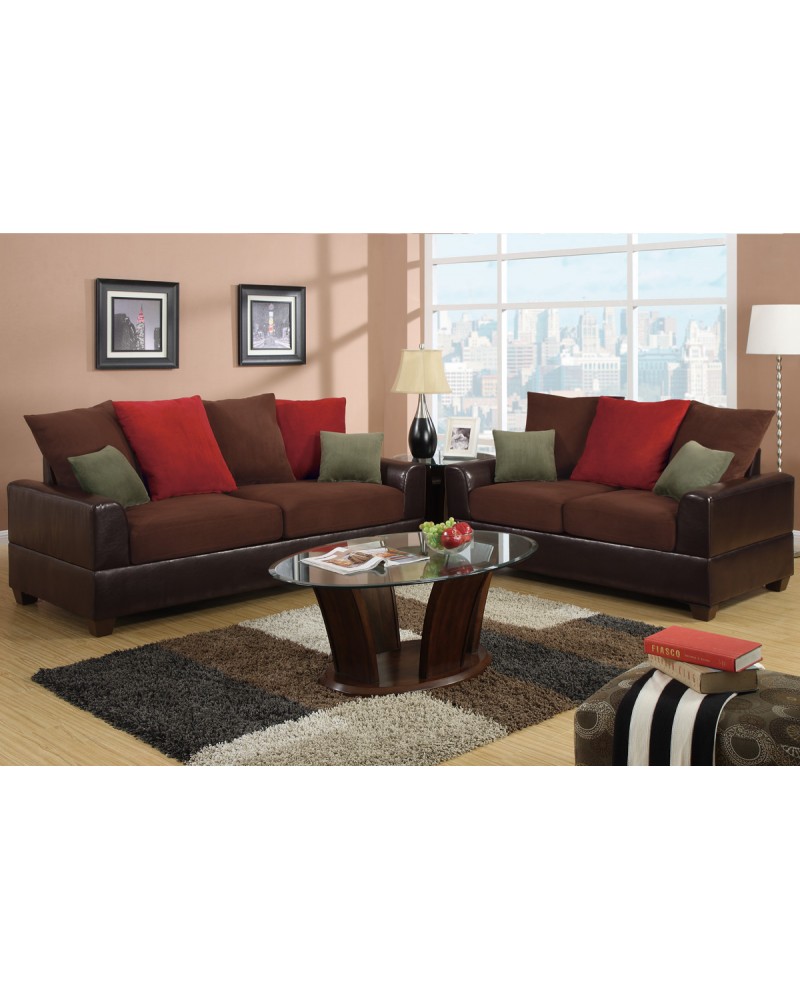 Pillow Back Sofa and Loveseat