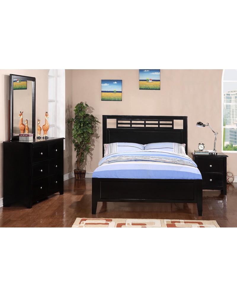 Black Full Size Bed