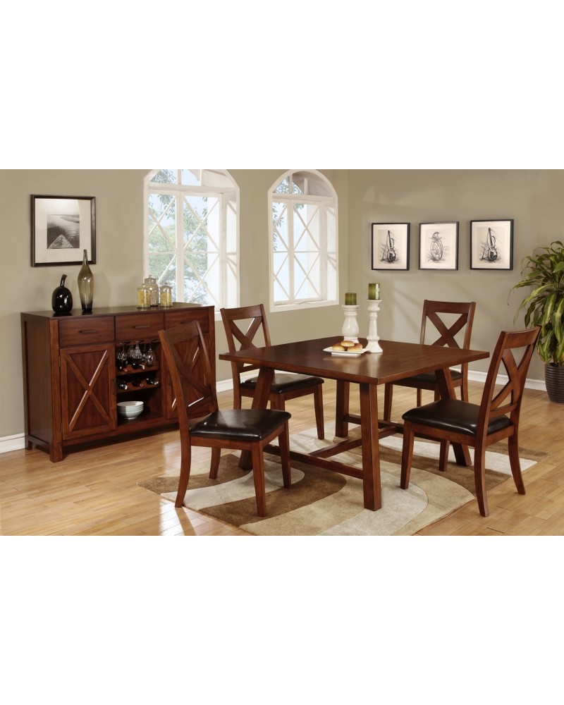 Mission Style Dining Table Set