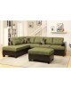 3 Pcs Peridot Sectional Set by Poundex - F7604