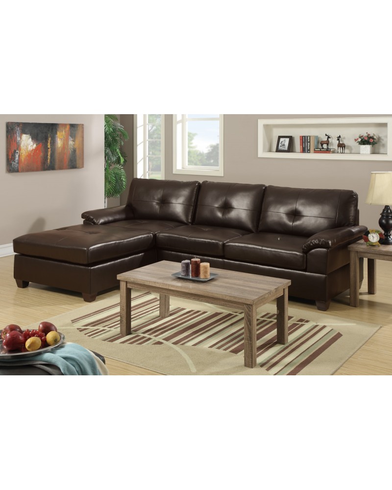 2 Piece Reversible Sectional Set by Poundex - F7407  