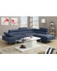 2 Piece Blue Sectional Set by Poundex- F7548