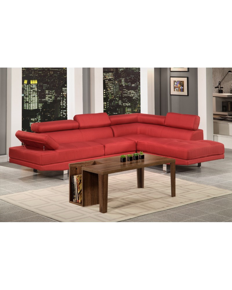 2 Piece Carmine Sectional Sofa by Poundex - F7550