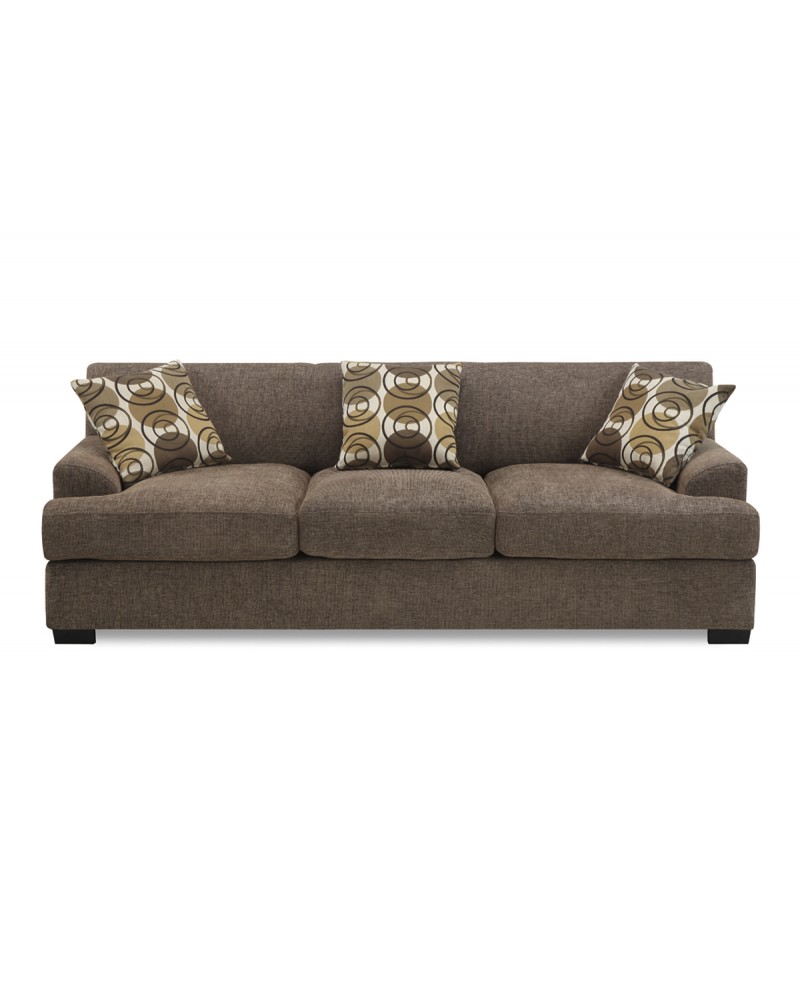 Slate Fuax linen sofa and Loveseat by Poundex - F7450