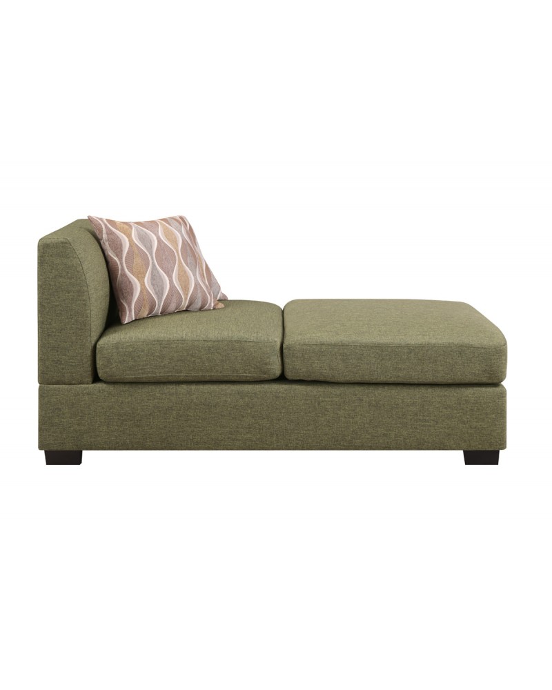 Peridot Reversible Chaise by Poundex - F7976