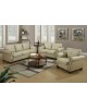 2 Piece Leather Sofa Set by Poundex - F7784