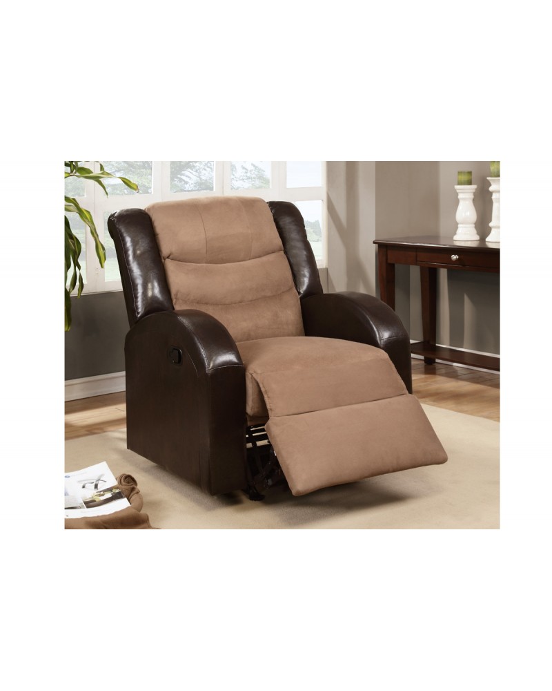 Saddle Rocker Recliner by Poundex - F6663