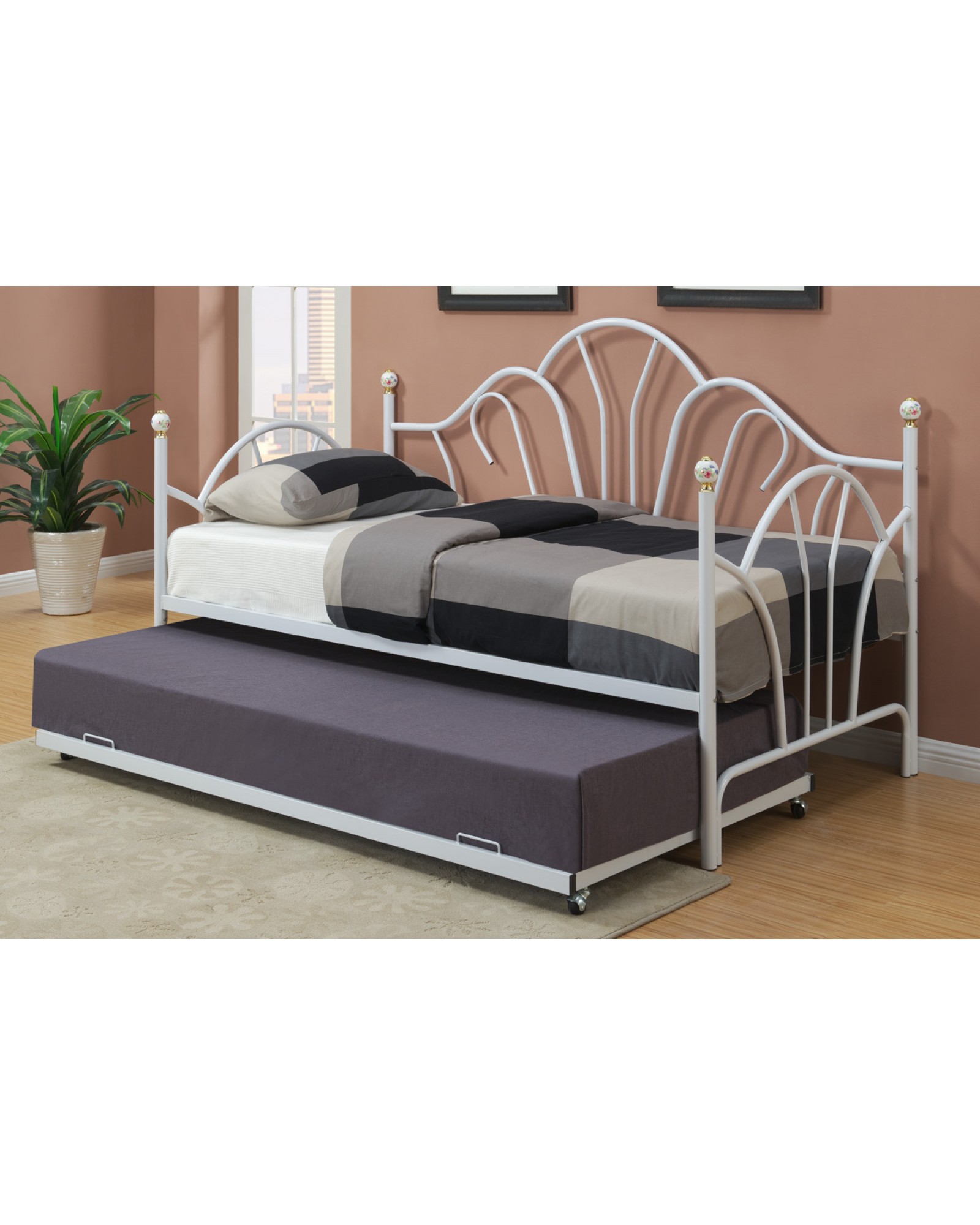 Home Twin Day Bed by Poundex F9235