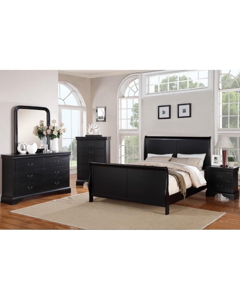 Contemporary Style Queen Bed by Poundex - F9230Q