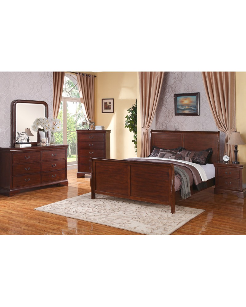 Dark Walnut Dresser by Poundex - F4747