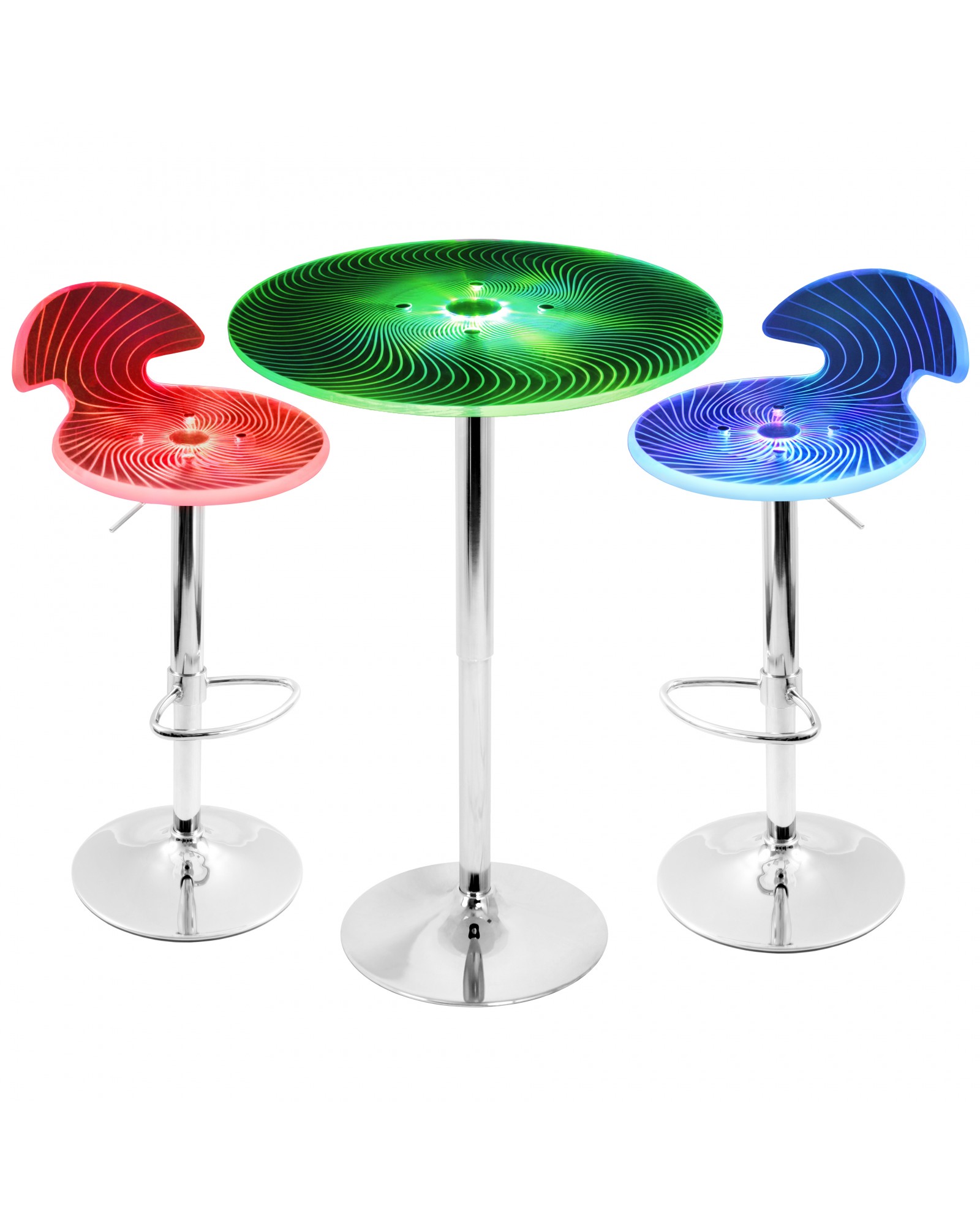 Spyra 3-Piece Light Up Bar Set