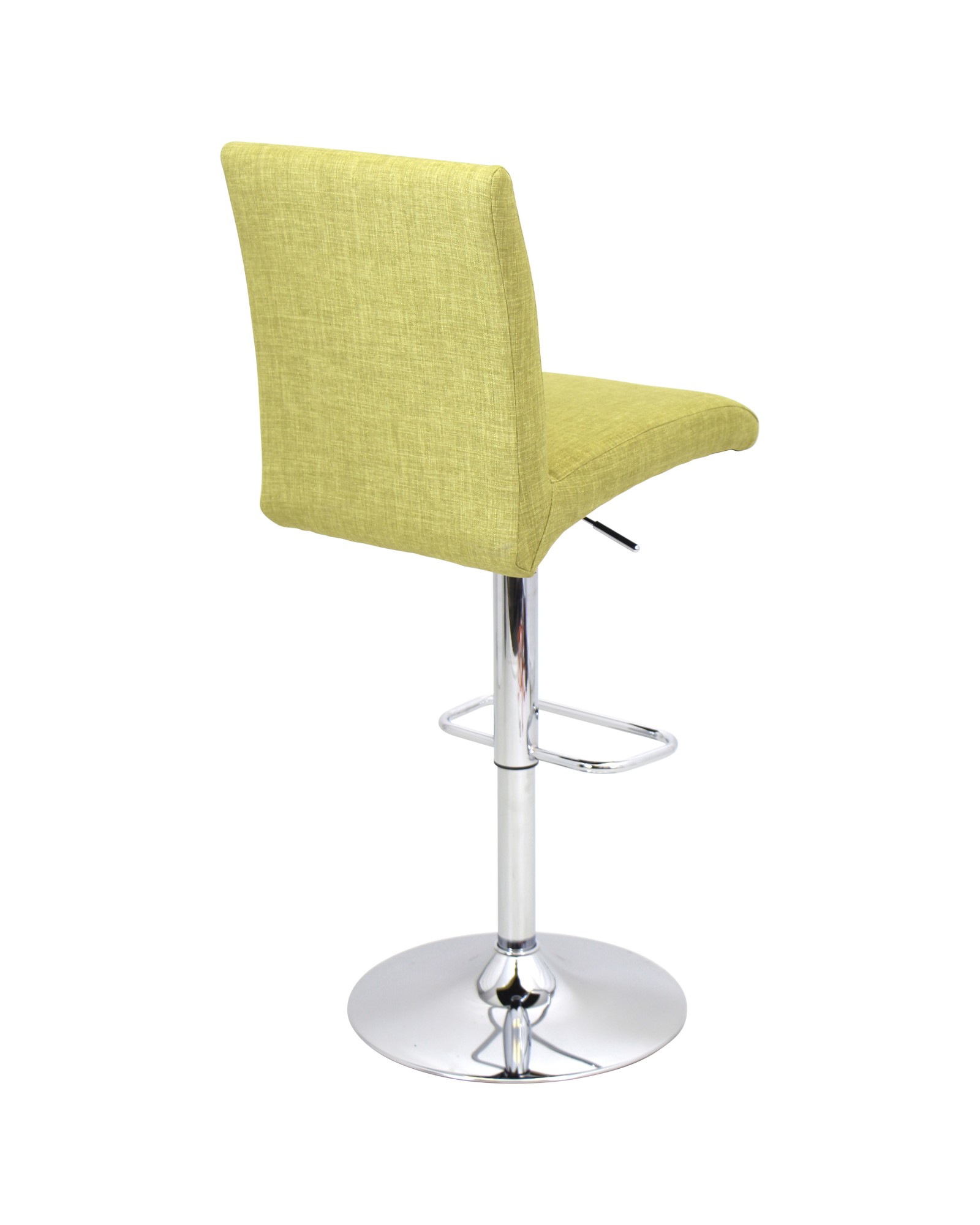 Tintori Contemporary Adjustable Barstool with Swivel in Green