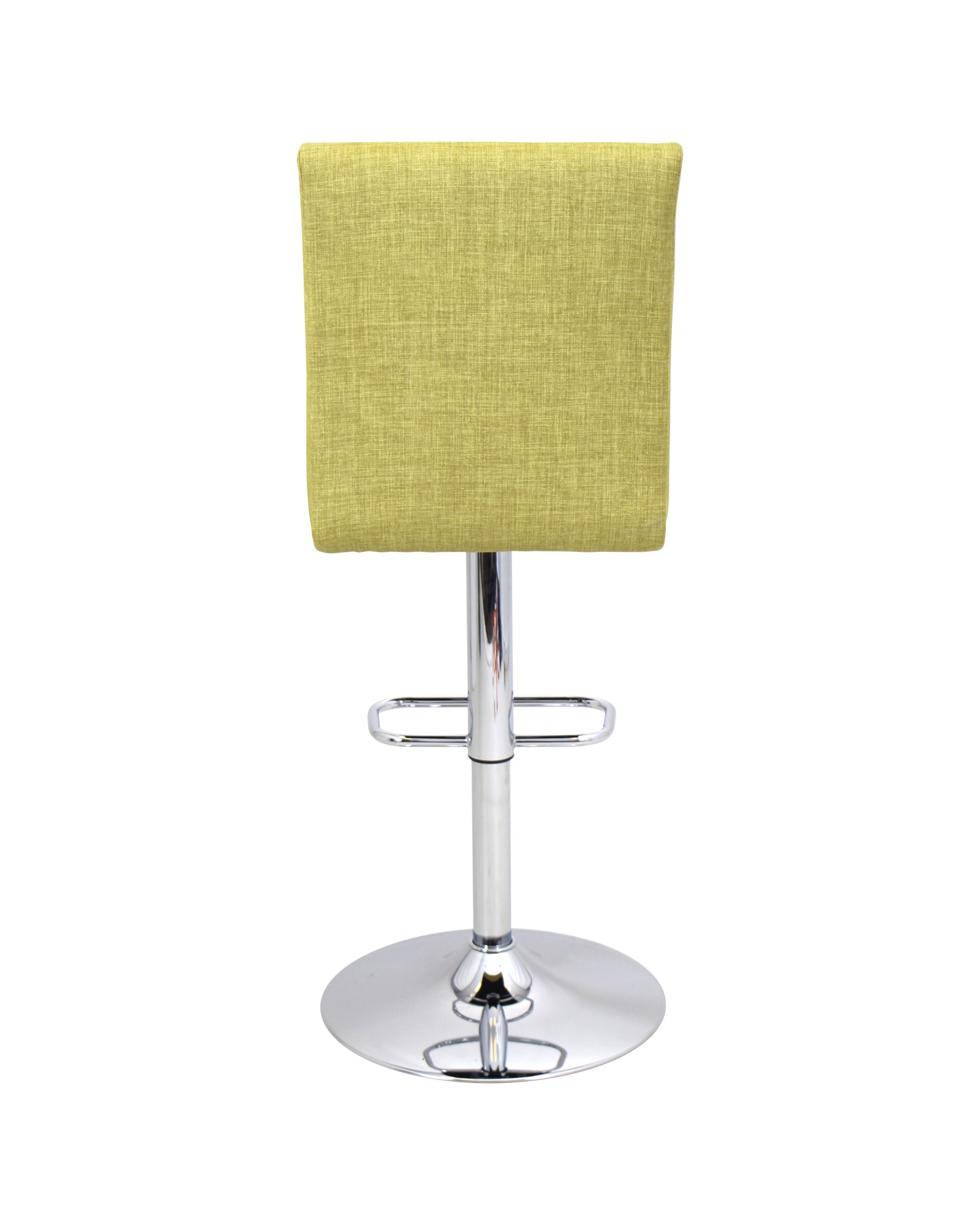 Tintori Contemporary Adjustable Barstool with Swivel in Green