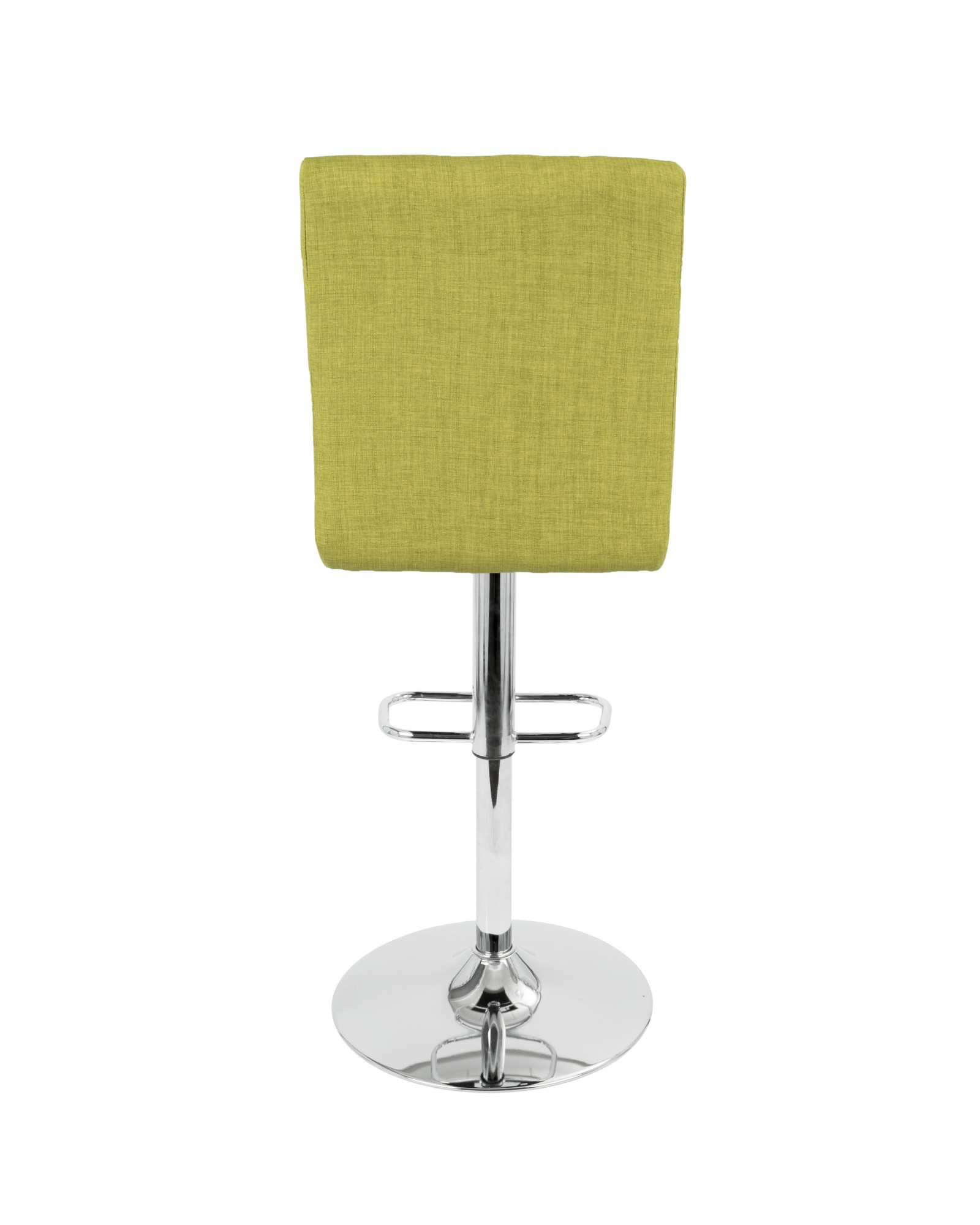 Tintori Contemporary Adjustable Barstool with Swivel in Green