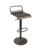 Emery Industrial Adjustable Barstool with Swivel in Antique Emery Industrial Adjustable Barstool with Swivel in Antique
