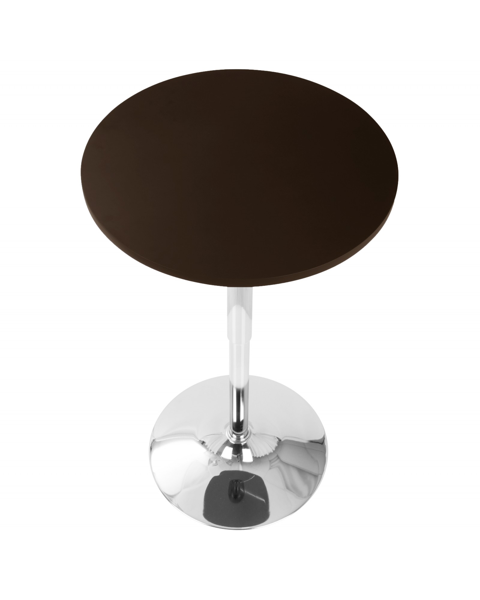 Adjustable Contemporary Bar Table in Brown