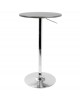 Adjustable Contemporary Bar Table in Grey