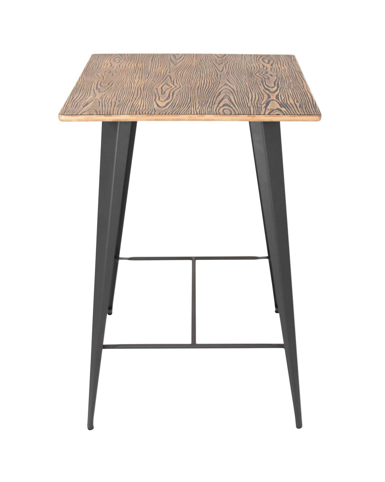 Oregon Industrial Table in Grey and Brown LumiSource