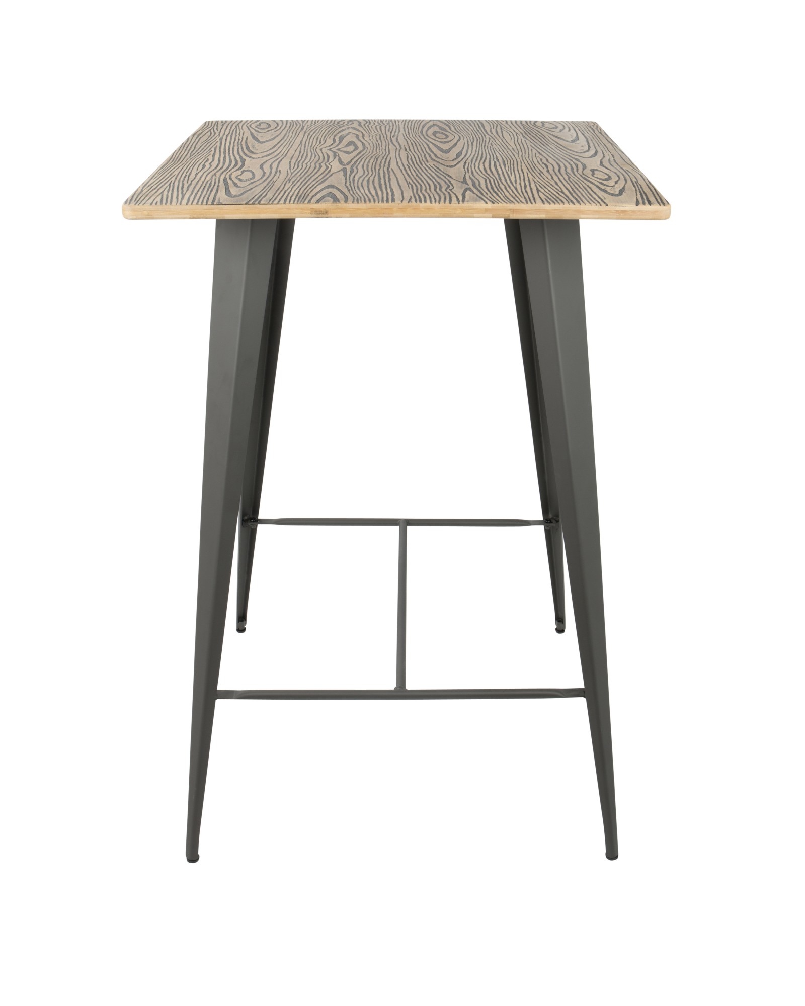 Oregon Industrial Table in Grey and Brown LumiSource
