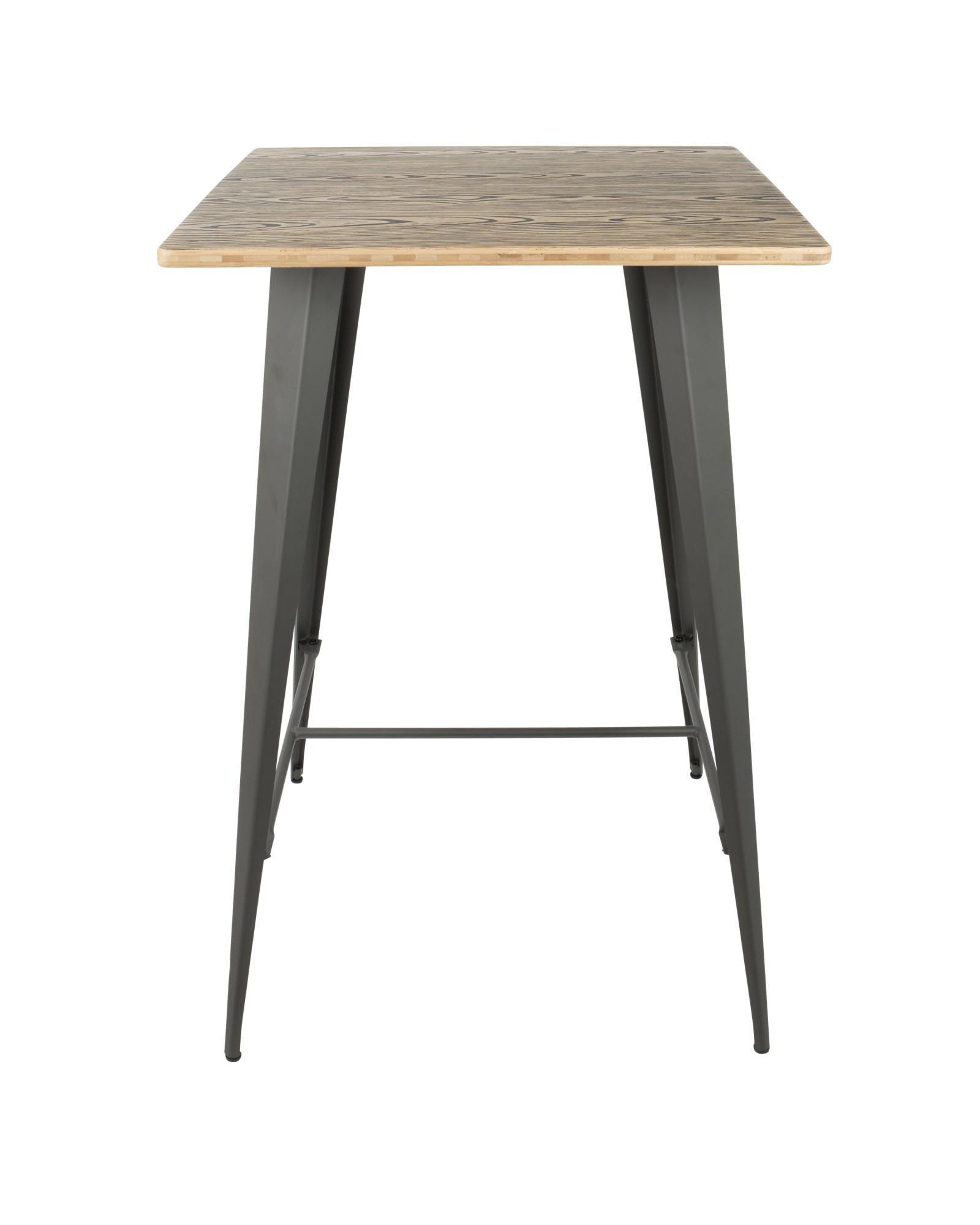 Oregon Industrial Table in Grey and Brown LumiSource