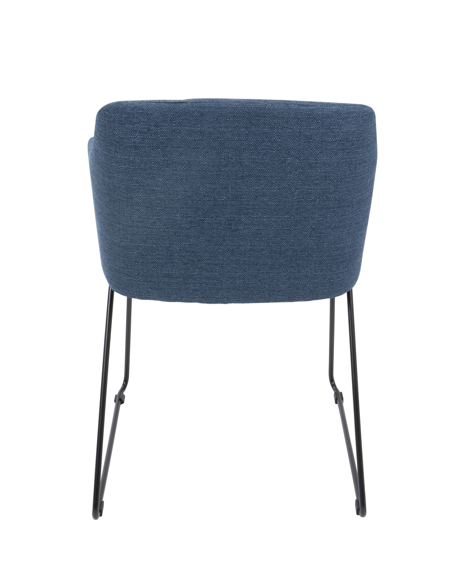 Daniella Contemporary Dining/Accent Chair in Blue - Set of 2