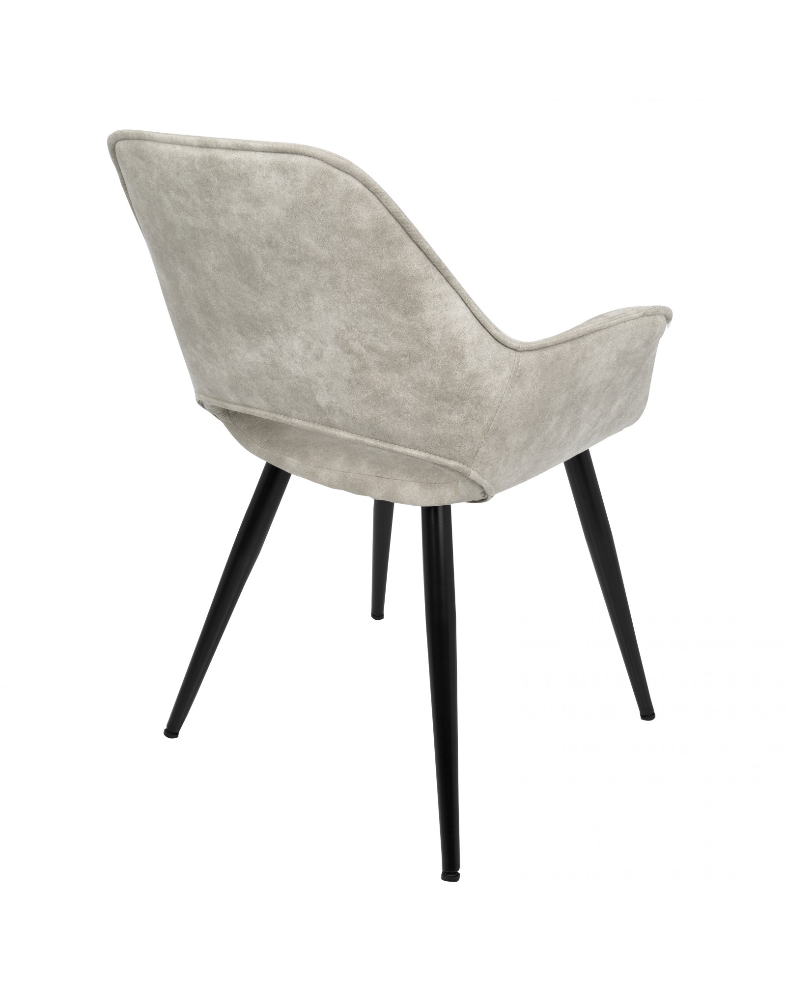 Mustang Contemporary Dining/Accent Chair in Beige - Set of 2