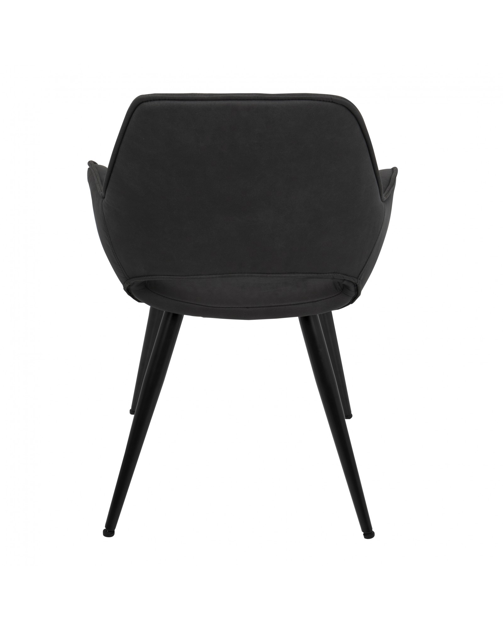 Mustang Contemporary Dining/Accent Chair in Black - Set of 2