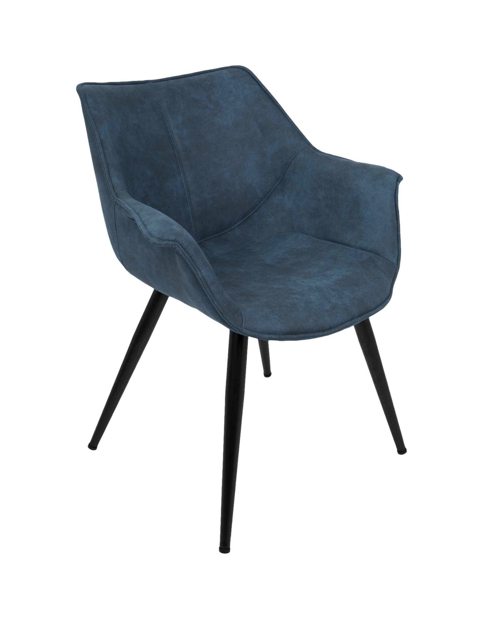 Wrangler Contemporary Accent Chair in Blue - Set of 2