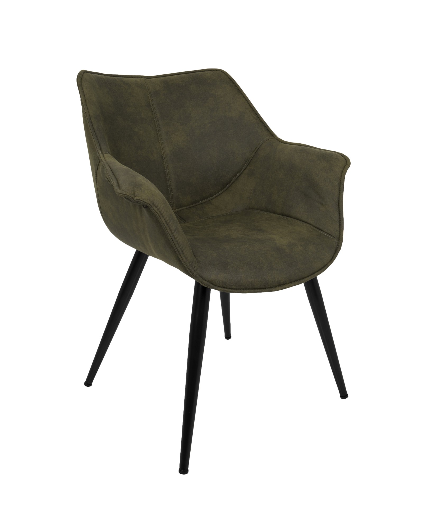 Wrangler Contemporary Accent Chair in Green - Set of 2