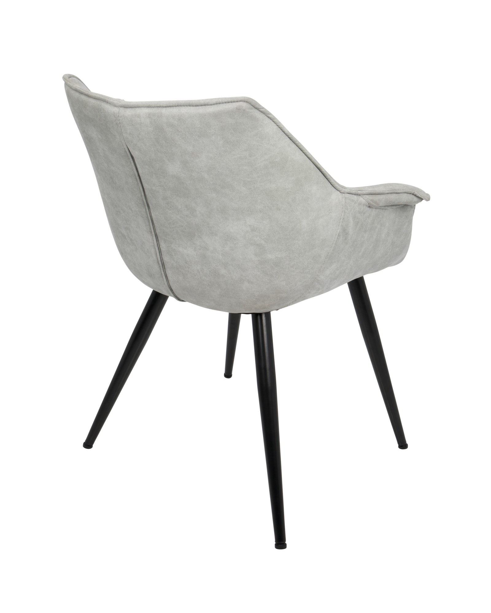 Wrangler Contemporary Accent Chair in Light Grey - Set of 2