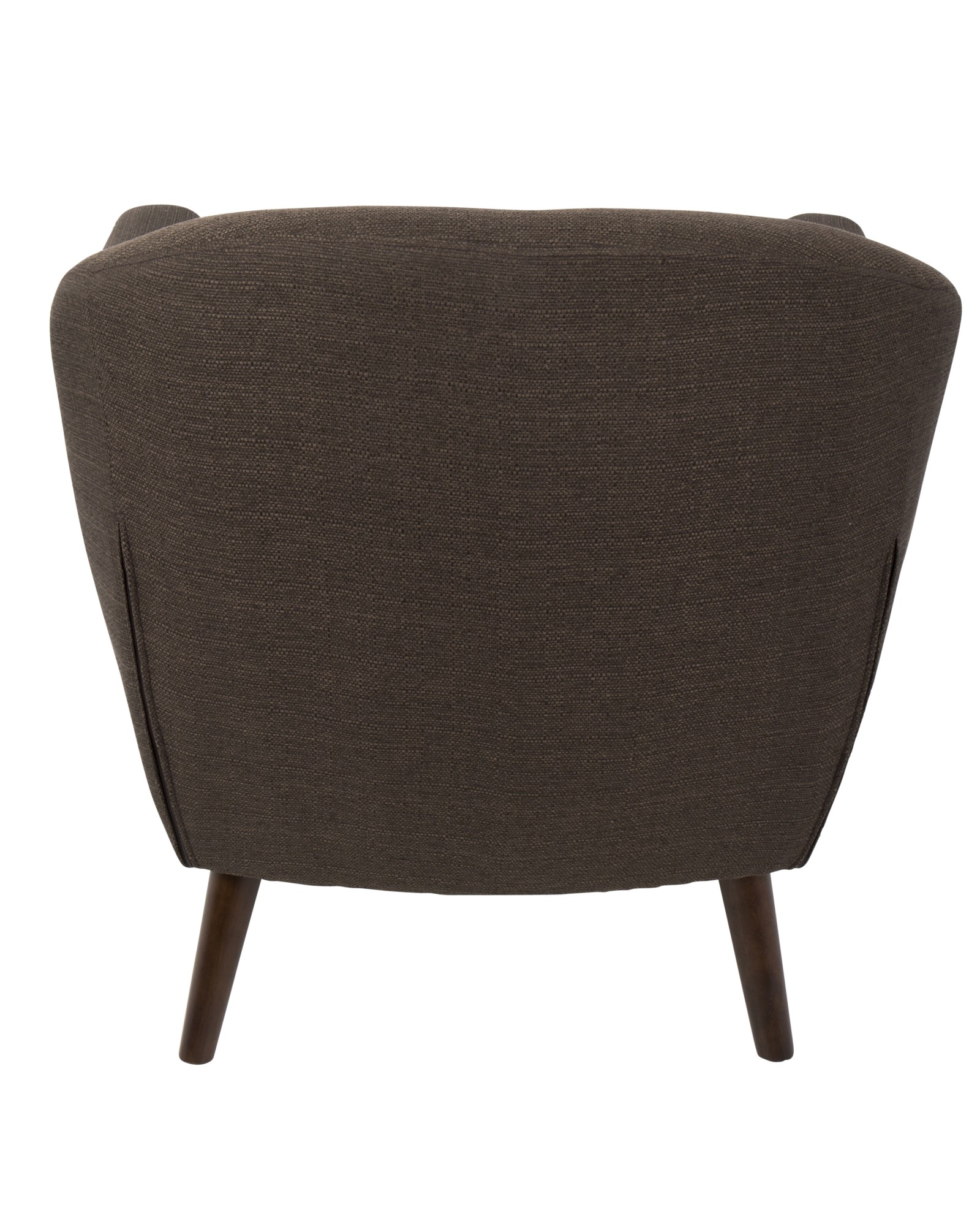 Rockwell Mid-Century Modern Accent Chair in Espresso