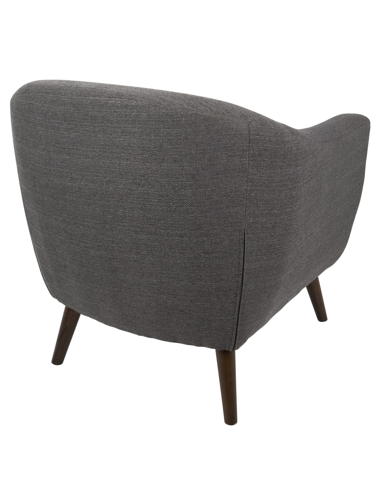 Rockwell Mid Century Modern Accent Chair in Grey