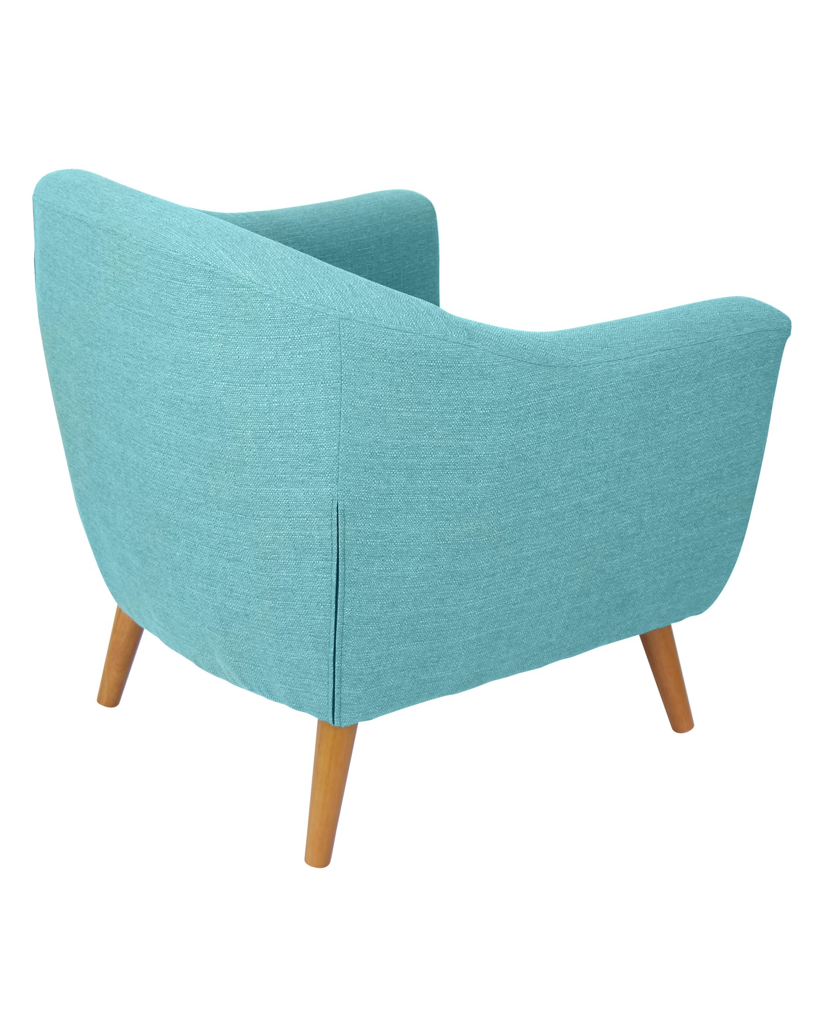 Rockwell Mid Century Modern Accent Chair in Teal
