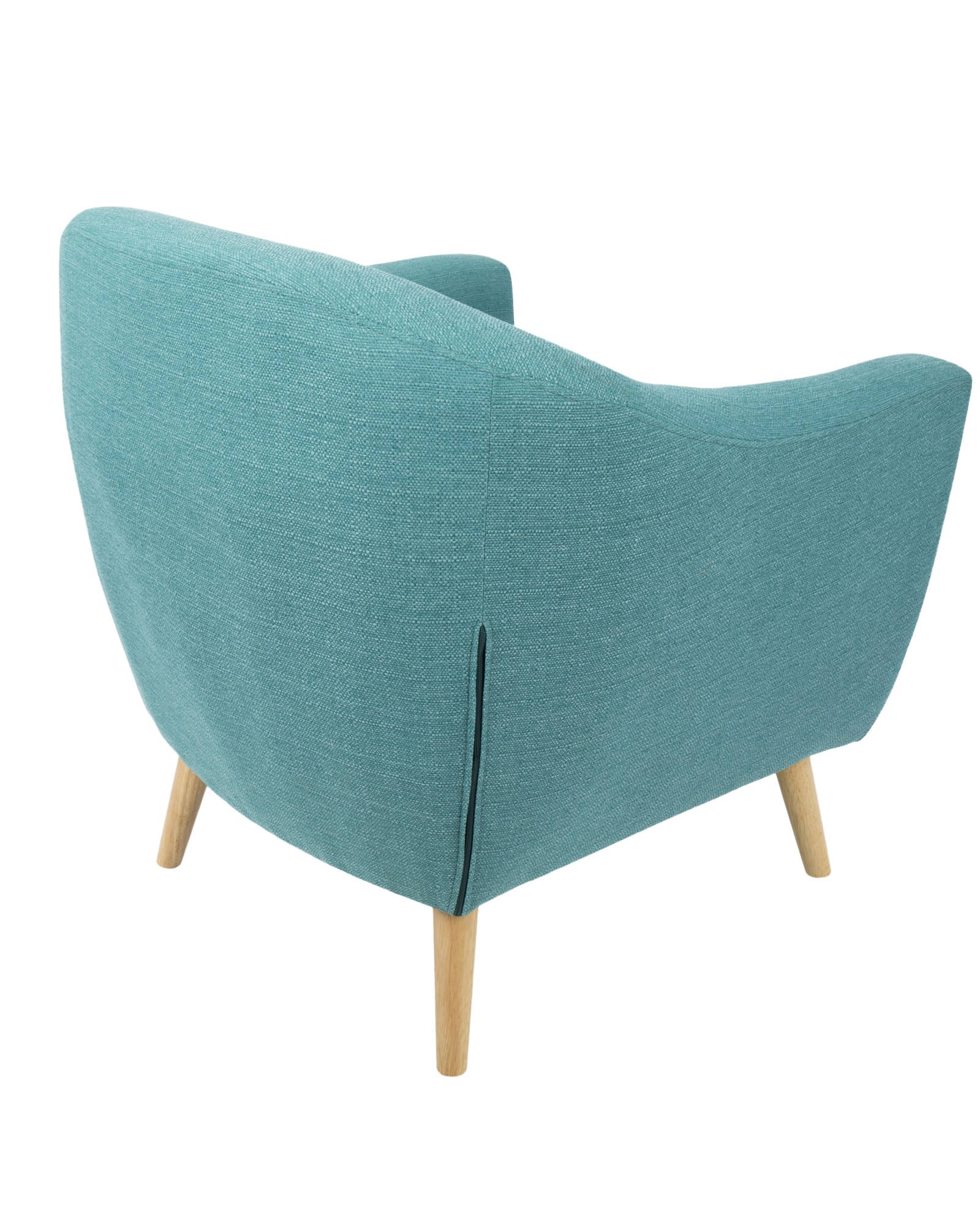 Rockwell Mid Century Modern Accent Chair in Teal