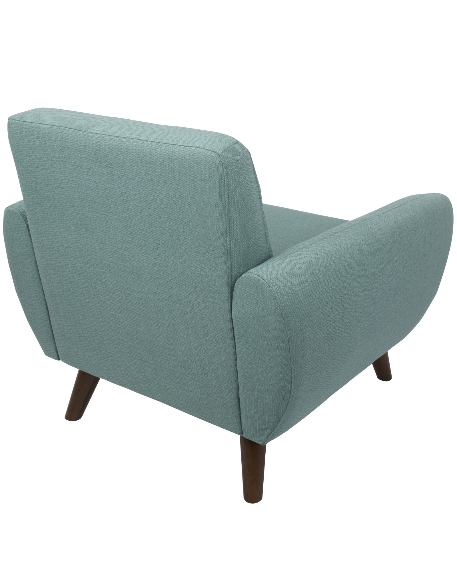 Hemingway Mid-Century Modern Accent Chair in Teal