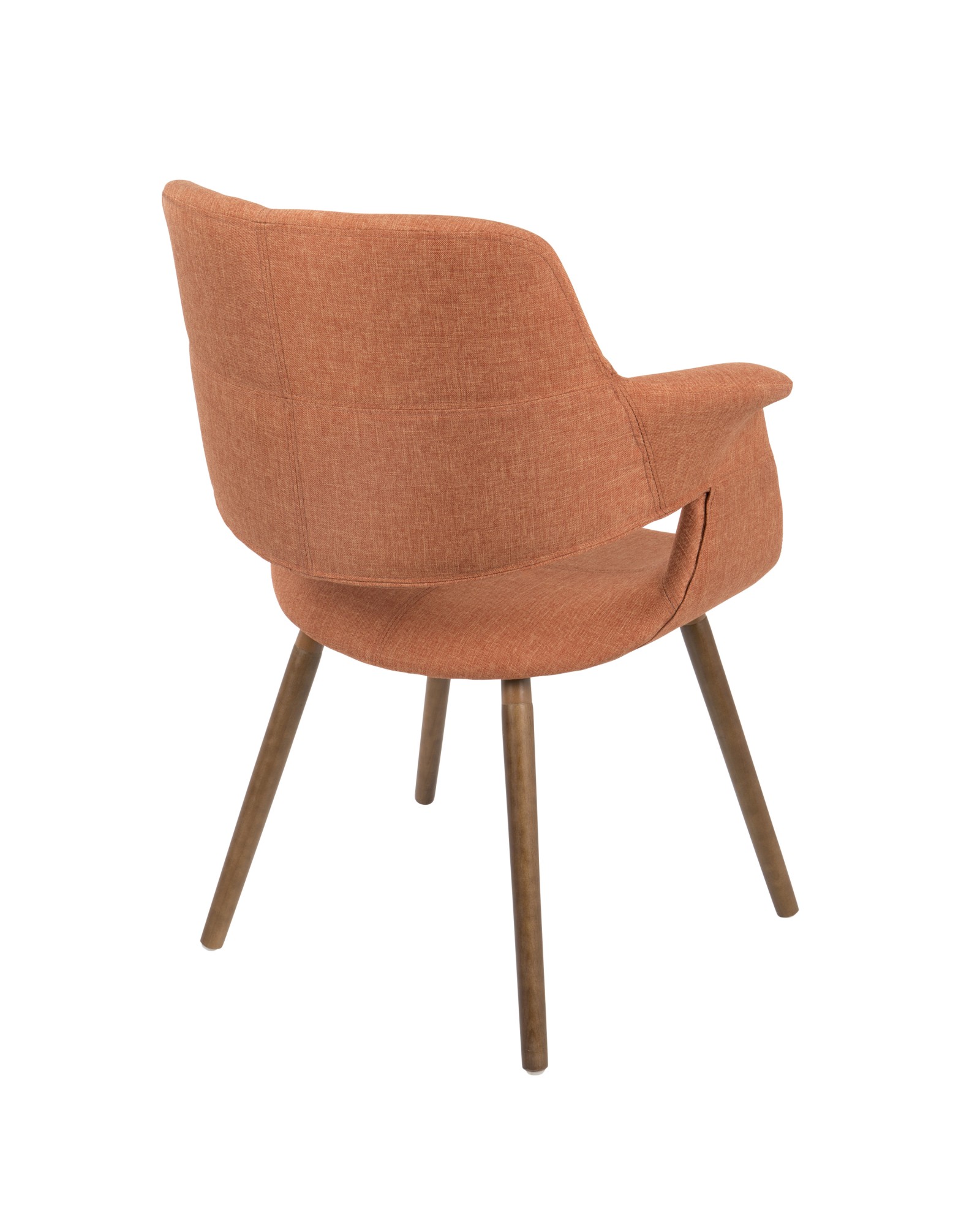 Vintage Flair Mid-Century Modern Chair in Orange