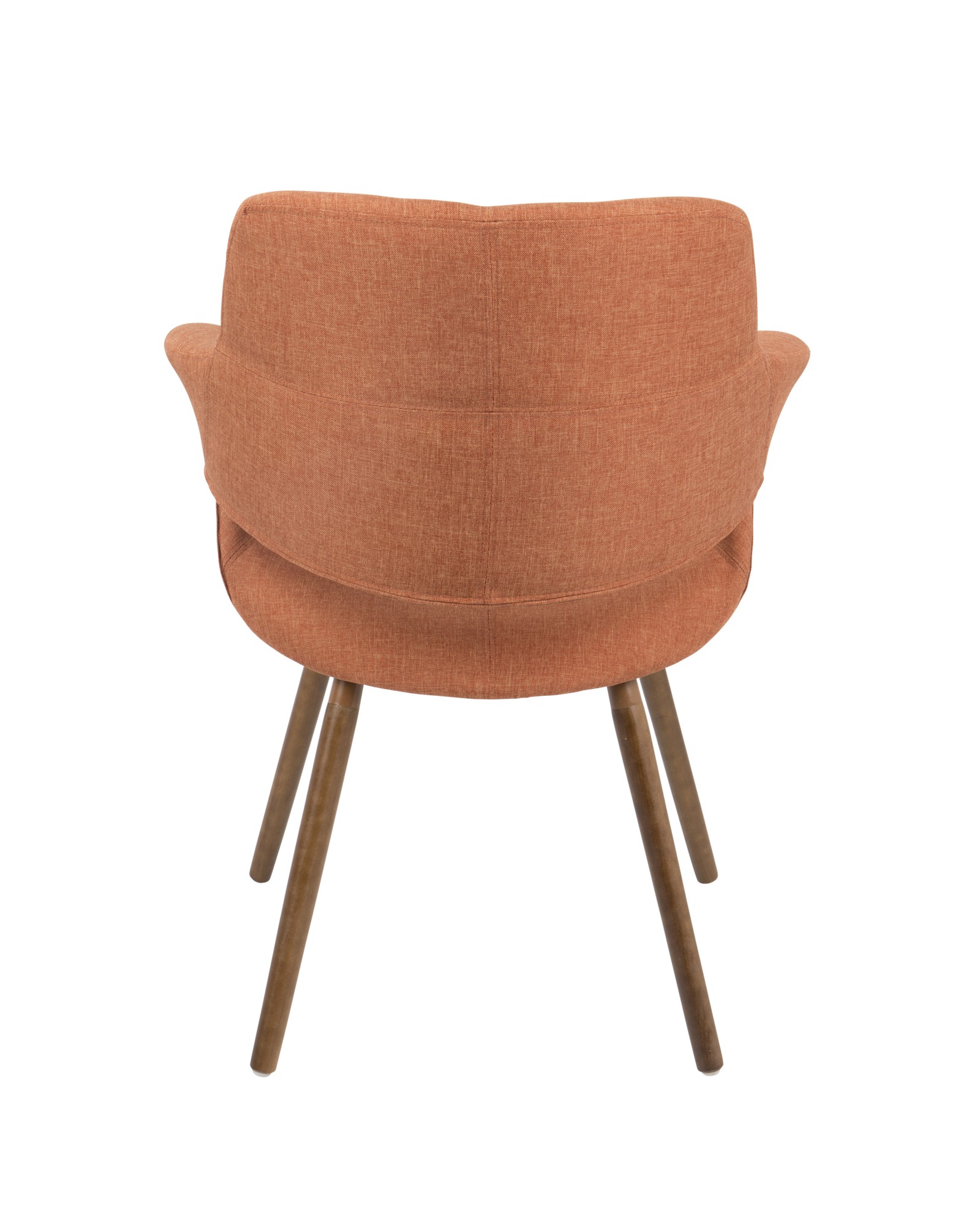 Vintage Flair Mid-Century Modern Chair in Orange